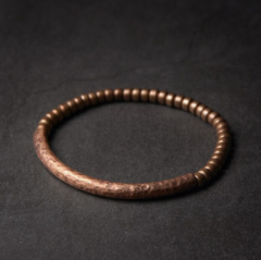 El Yapımı Bakır  Vıntage Bileklik