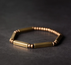 El Yapımı Bakır Vıntage Bileklik