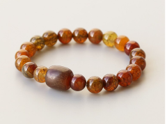 El Yapımı Ejderha Akiği  Vıntage Bileklik