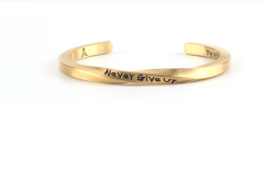 316L Kalite Titanyum Çelik Bileklik -Antik Gümüş