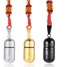 Yüksek Kaliteli Hazneli Retro Erkek Kolye