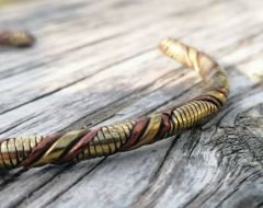 El Yapımı Kırmızı Bakır Ve Pirinç Bileklik