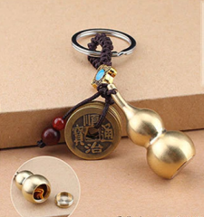 Feng Shuı Pirinç Su Kabağı  Şans anahtarlık