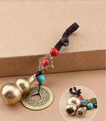 Feng Shuı Pirinç Su Kabağı  Şans anahtarlık