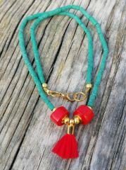 Ntfk-19 Tasarım Mercanlı Afgan Kolye