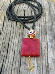 Ntak-26 Tasarım Afgan Mercan Kolye