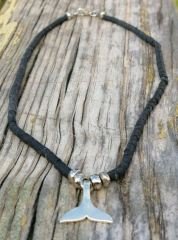 Ntak-27 Tasarım Afgan Gümüş Kuyruk Kolye