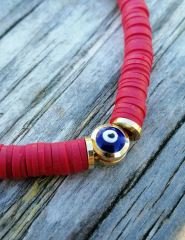 Ntfb-41 Nazar Boncuklu Fimo Bileklik