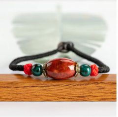 Mbs-262 El Yapımı Terra Elips Bileklik