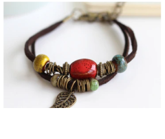 Mbs-263 El Yapımı Terra Güderi Bileklik