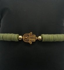 Ntfb-46 Haki Hamsa Fimo Bileklik