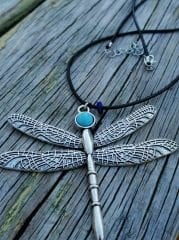 Ntmk-59 Tasarım Gümüş Yusufçuk Kolye