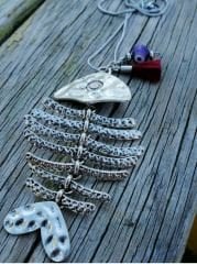 Ntmk-60 Tasarım Gümüş Balık Kolye