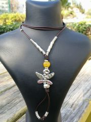 Gümüş Yusufcuk ve Gerçek Deri Kolye