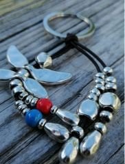 Gümüş Kelebek Anahtarlık