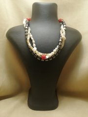 Ntk-72 Tasarım  El Yapımı Doğal Taş Çoklu Kolye