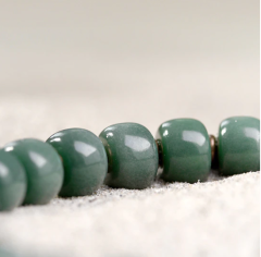 Bakır Ve Yeşil Bodhi Şans Tohumu Bileklik