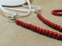 Nti-79 Kırmızı Renk Gözlük Ve Maske İpi