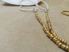 Nti-80 Altın Rengi Gözlük Ve Maske İpi