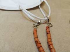 Nti-92 Ahşap Boncuk Gözlük Ve Maske İpi