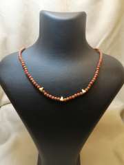 Ntk-83 Tasarım  Doğal Güneş Taşı Kolye