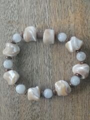 Ntb 266 Sedef ve Ay Taşı Bileklik