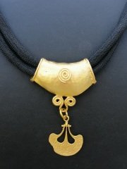 Ntmk-85 Kararmayan Mat Altın Aparatlı  Kolye