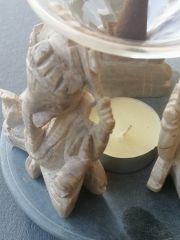 El Oyması Taş Ganesha Buhurdanlık