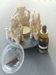 El Oyması Taş Ganesha Buhurdanlık