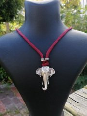 Ntmk-90 Tasarım   Gümüş  Fil Kolye