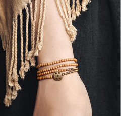 Bakır Ve Zeytin Bileklik / Kolye