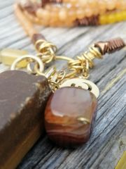 Ntk-259 Om Katmanlı  Para Kolyesi