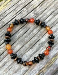 NtB-201 Ejderha Akiği Ve Hematit  Bileklik