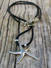 Ntmk-226 Gümüş  Yıldızlı  Kolye