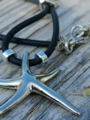 Ntmk-226 Gümüş  Yıldızlı  Kolye