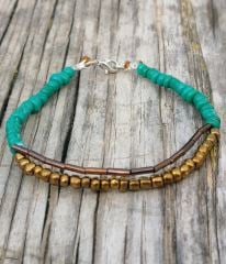 Ntkb-229 Renkli Kum Boncuk Bileklik