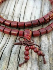 Abanoz Boncuklu Mala Kolye