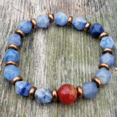 Ntb-235 Sodalit, Akik Ve Hematit Bileklik