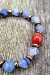 Ntb-235 Sodalit, Akik Ve Hematit Bileklik